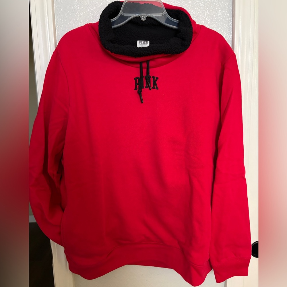 PINK Victoria's Secret Red Turtleneck Sweater